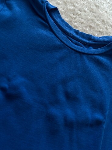 s Beden mavi Renk Crop Bluz