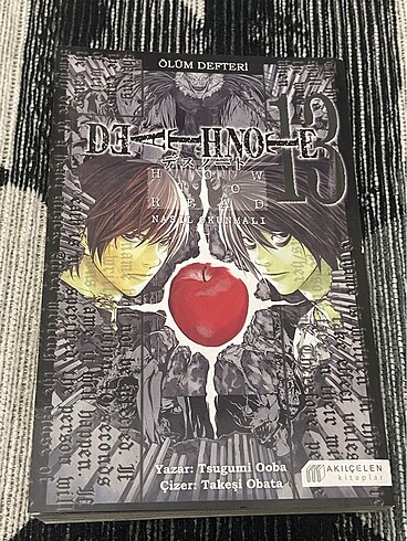 Death Note vol13 ölüm defteri manga