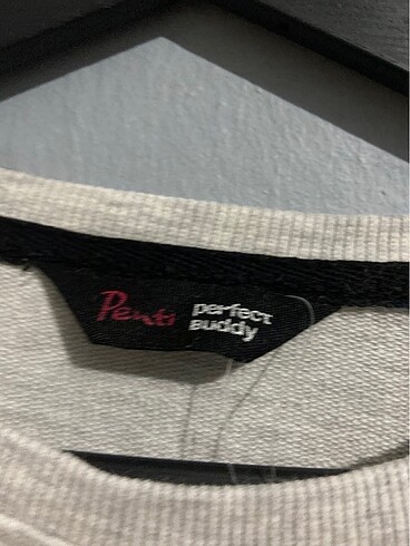 m Beden gri Renk Penti crop sweat