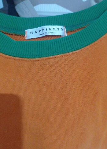l Beden Renkli Baskılı Kadın Sweatshirt