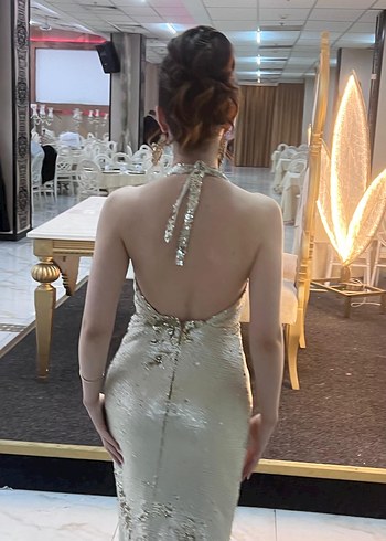 Zara Payetli abiye elbise