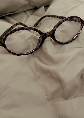 Kahverengi Şeffaf Retro Kadın Gözlüğü - Görsel 2