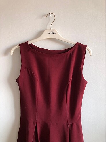 m Beden bordo Renk Bordo midiboy elbise