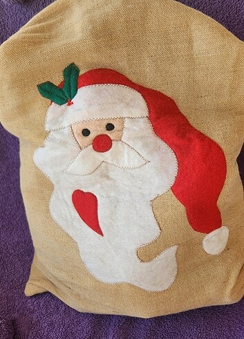 Diğer Noel Baba figürlü Yılbaşı hediye torbası 45*75 cm