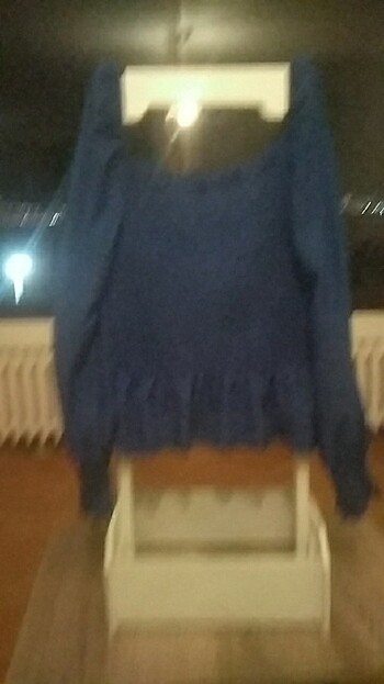 40 Beden lacivert Renk Bluz ust