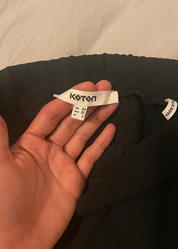 Koton kumaş şort - Görsel 2