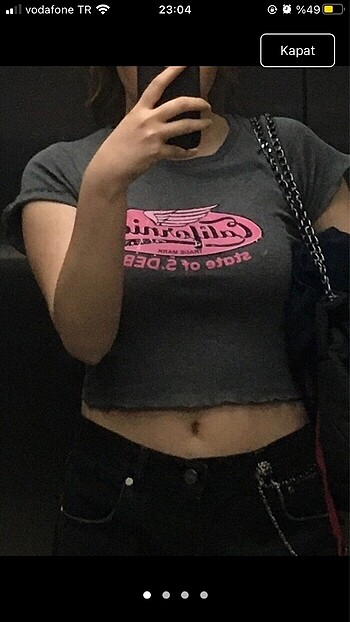 Crop tişört