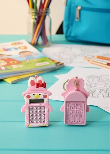 Renkli Dinozor Fermuarlı Anahtarlık - Görsel 5