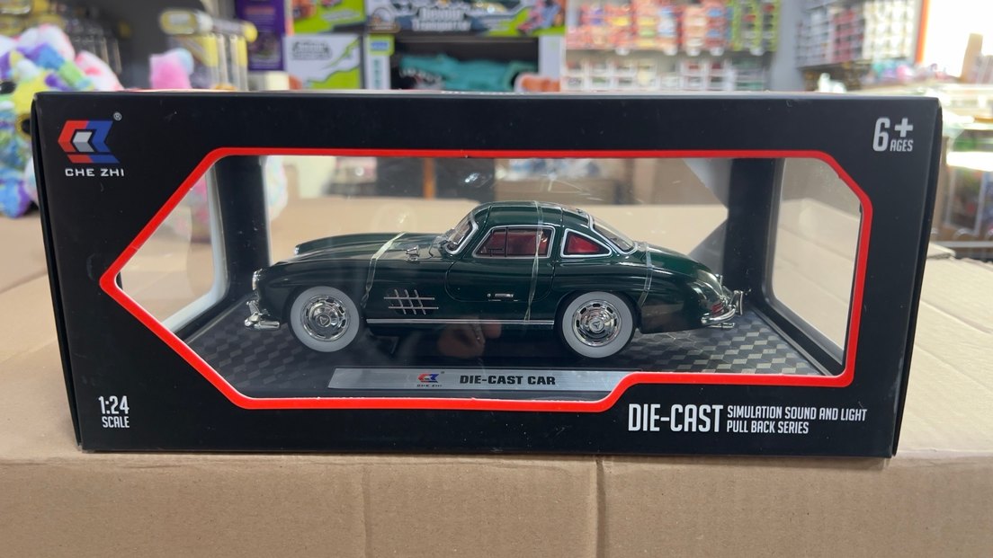 Gri Die-Cast Oyuncak Araba - Görsel 4