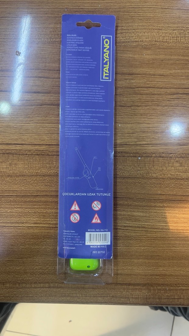 Italyano Renkli Mutfak Çakmağı - Görsel 3