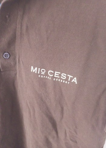 Erkek Kahverengi Düğmeli Polo Tişört - Görsel 5