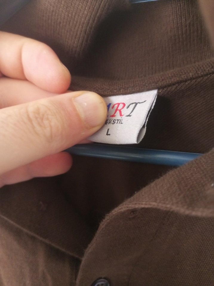 Erkek Kahverengi Düğmeli Polo Tişört - Görsel 4