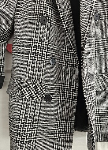 s Beden siyah Renk Koton kalın blazer ceket