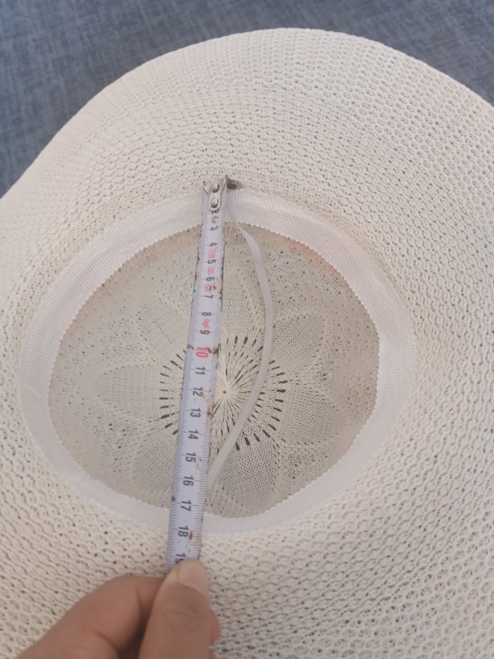 Bej kurdeleli Bohem Örgü Kadın Şapka - Görsel 4