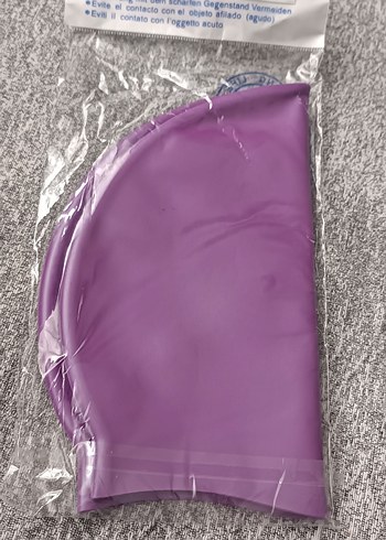 Renkli Velcro Kız Yüzme Bonesi - Görsel 5