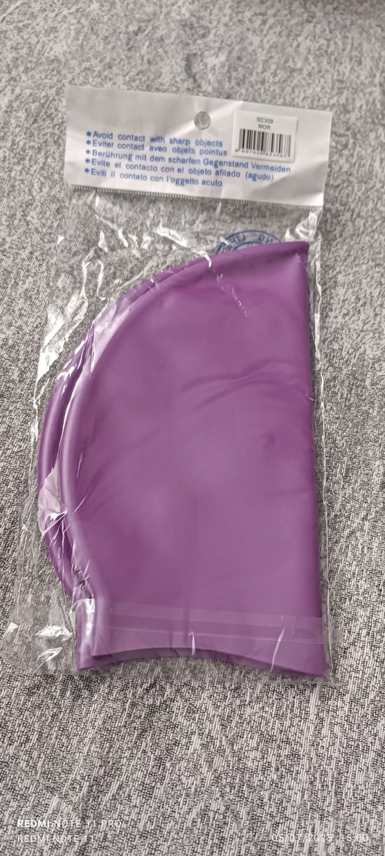 Renkli Velcro Kız Yüzme Bonesi - Görsel 5