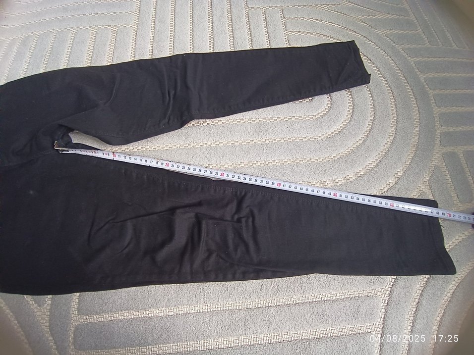 #zara

 marka temsilidir Siyah denim dar paça erkek Pantolon - Görsel 3