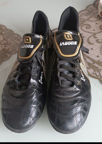 Siyah Erkek Futbol Ayakkabısı Velcro Bantlı