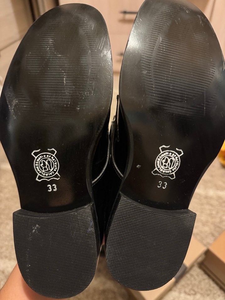 Siyah Erkek Çocuk Tokalı Özel Ayakkabı - Görsel 4