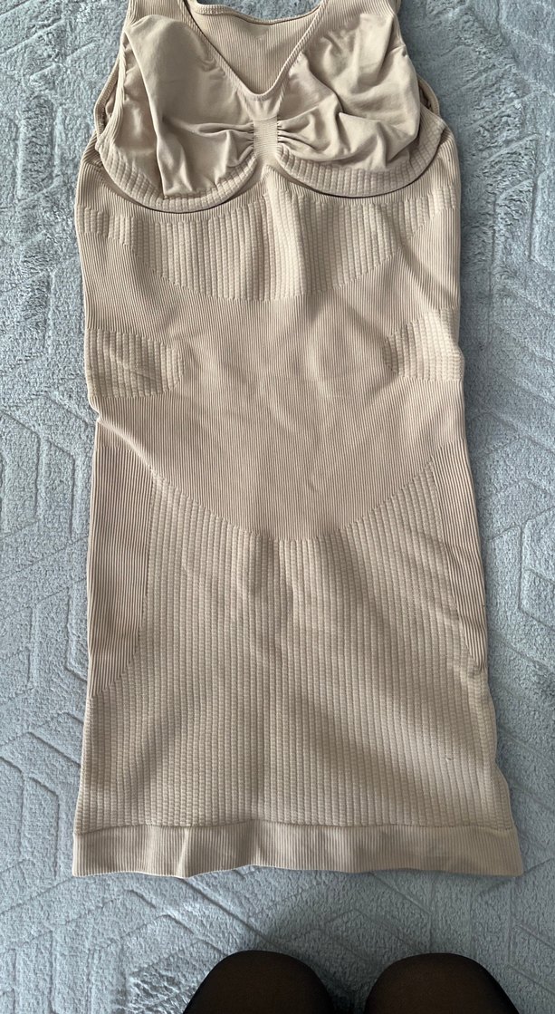 Bej Midi Korse Ic camasiri - Görsel 3