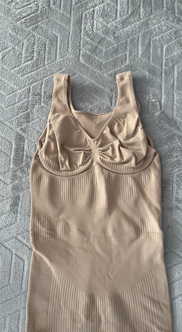 Bej Midi Korse Ic camasiri - Görsel 2