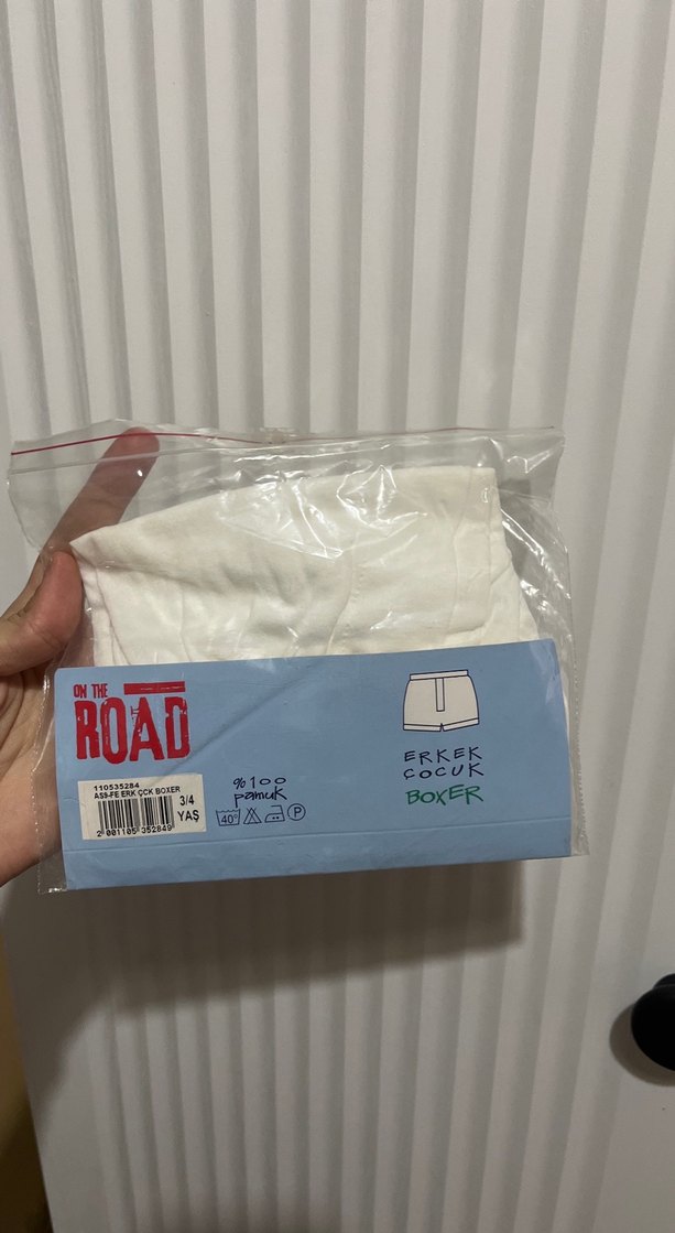 Baskılı Beyaz Erkek Çocuk Boxer 3/4 - Görsel 2