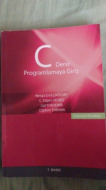 Programlamaya Giriş C Dersi