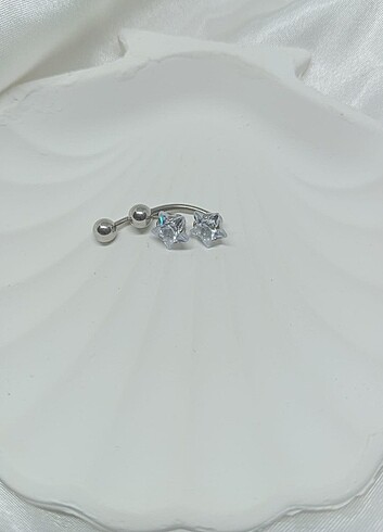 Yıldızlı göbek piercing  - Görsel 2