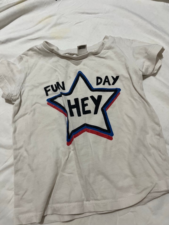 Baskılı Beyaz Çocuk İçlik - Görsel 2