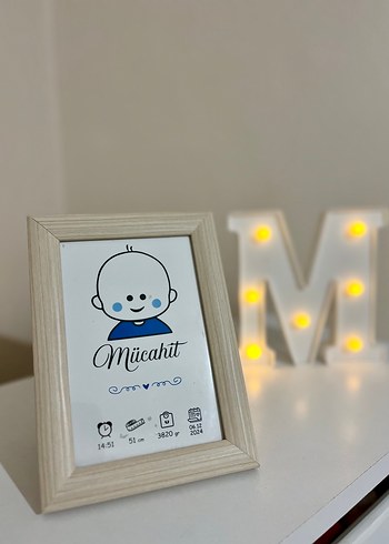 Bebek odası anı çerçeve