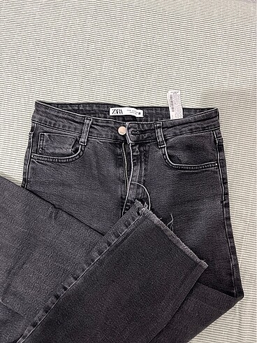Zara kadın siyah kot pantolon