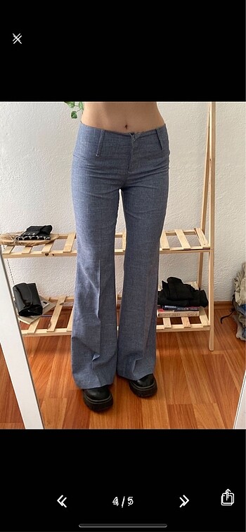 Vintage kumaş pantolon