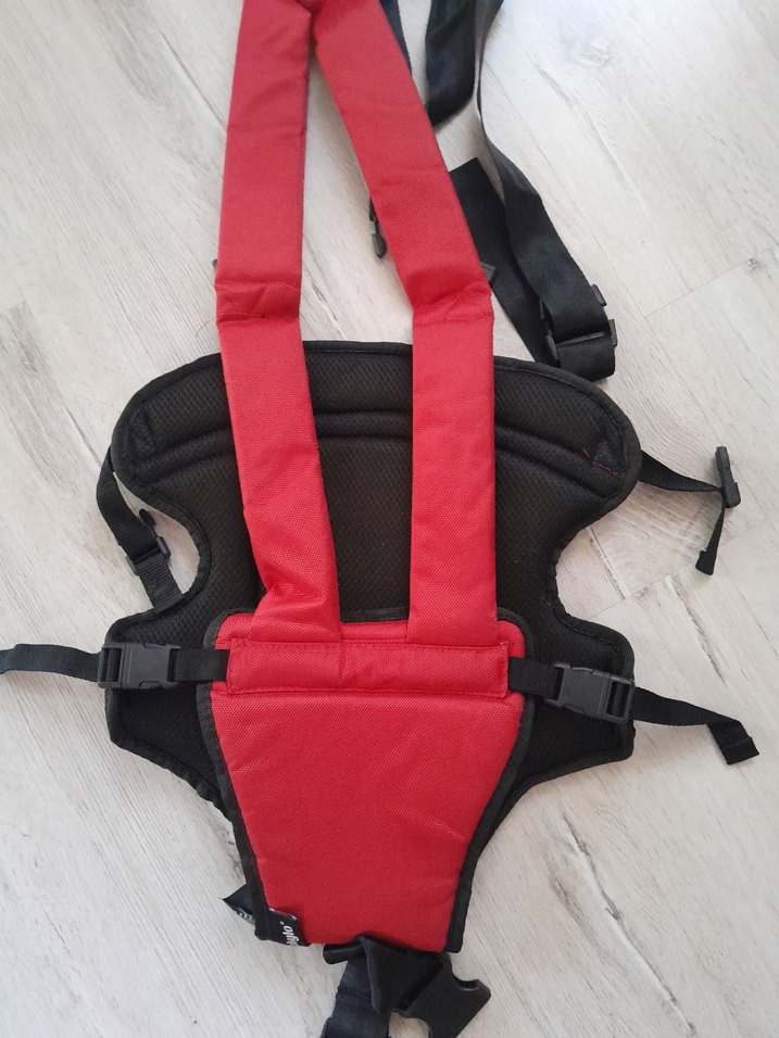 Renkli Kırmızı Bebek Taşıyıcı - Görsel 2