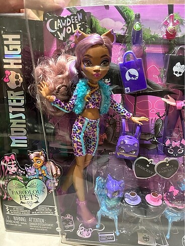 Beden Renk Monster High Draculara & Clawdeen Wolf
