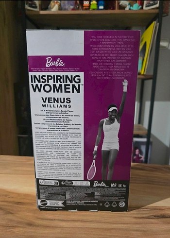  Beden Renk Barbie Signature İlham Veren Kadınlar Venus Williams