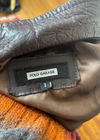 Kahverengi Deri Kemerli Kadın Ceket - Görsel 2