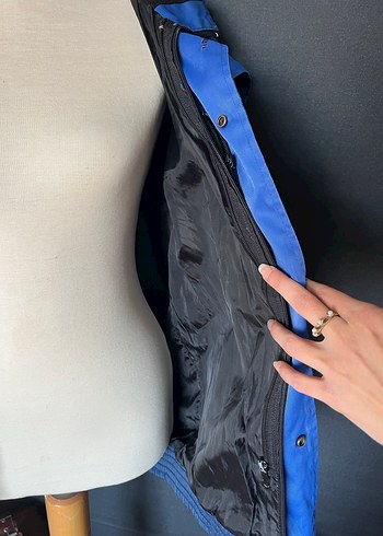 Mavi Denim Düğmeli Kolsuz Ceket - Görsel 7