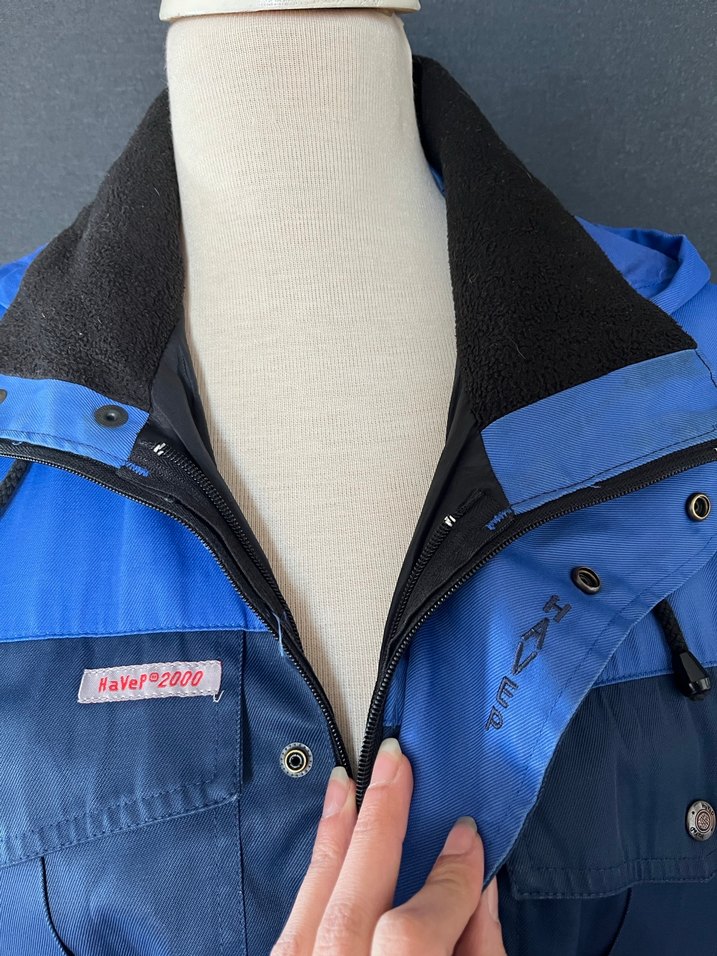 Mavi Denim Düğmeli Kolsuz Ceket - Görsel 2