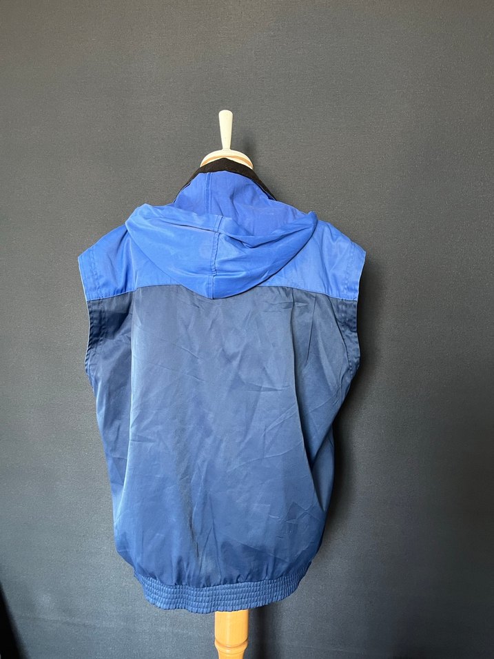 Mavi Denim Düğmeli Kolsuz Ceket - Görsel 5