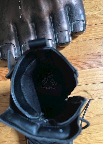 Bershka erkek deri bot - Görsel 5