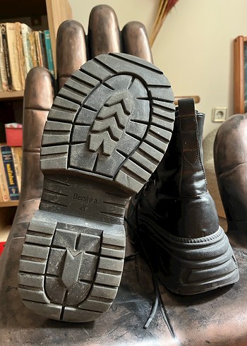 Bershka erkek deri bot - Görsel 4