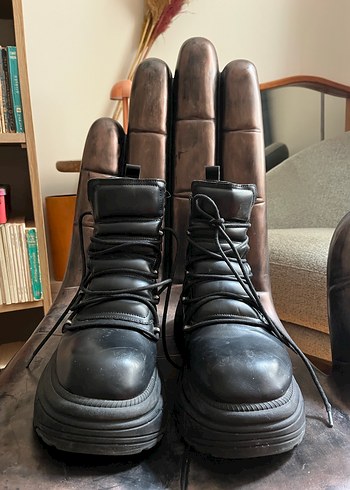 Bershka erkek deri bot - Görsel 3