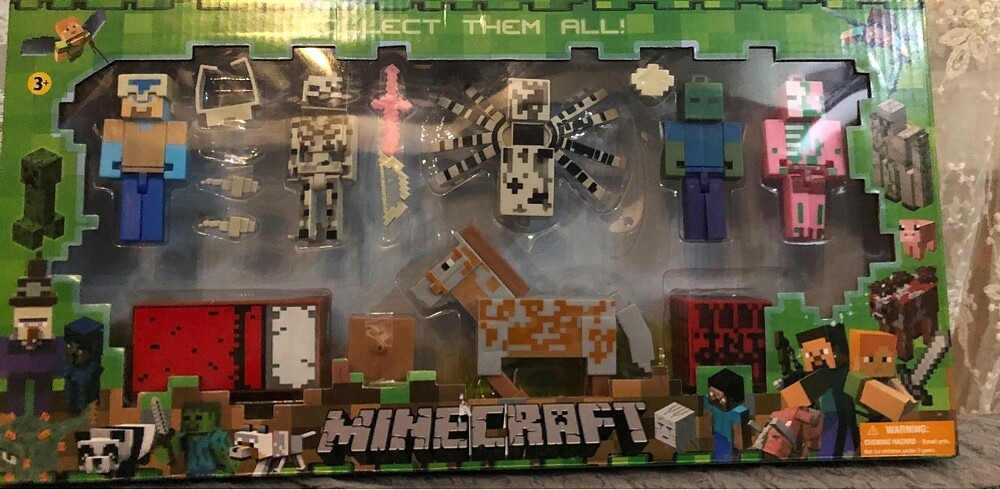  Beden Mınecraft Atlı figür seti