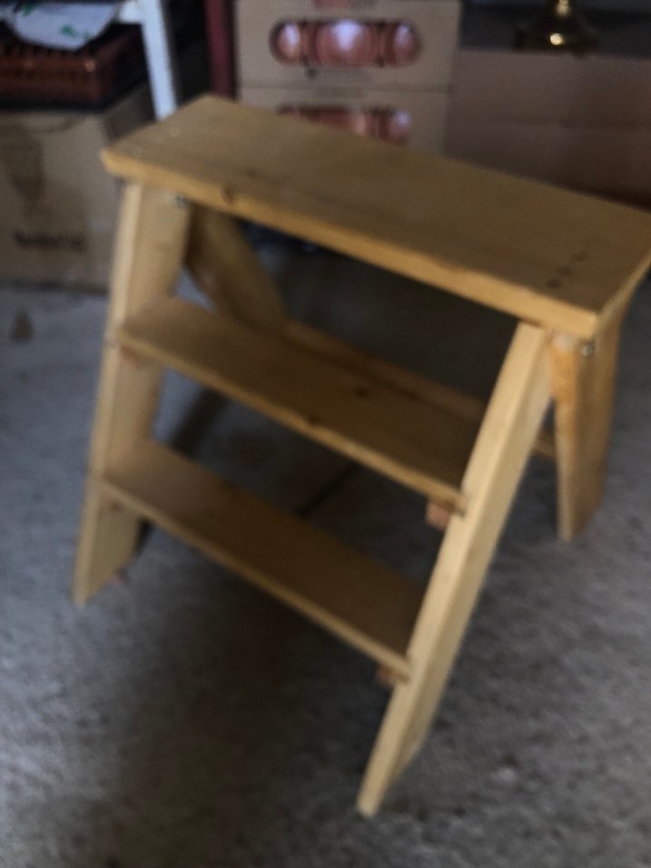 Bej Renkli Ahşap merdiven - Görsel 2