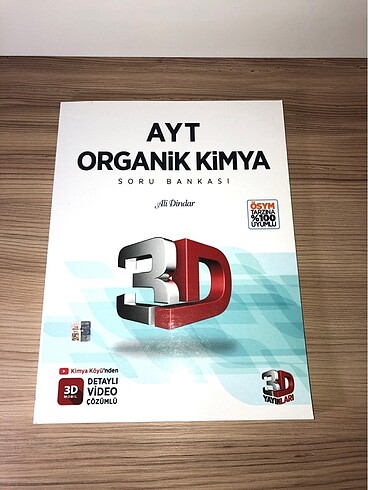 3D AYT ORGANİK KİMYA SORU BANKASI