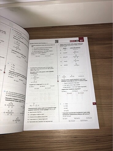  3D AYT ORGANİK KİMYA SORU BANKASI