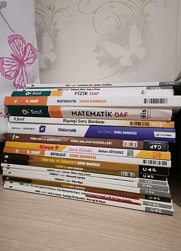 9. Sınıf ağırlıklı karışık kitap