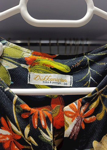 Çiçek Desenli Uzun Bohem Elbise - Görsel 5