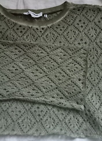 s Beden haki Renk Crop- bluz