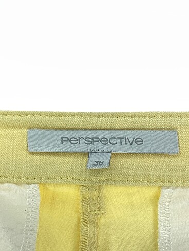 36 Beden sarı Renk Perspective Jean / Kot %70 İndirimli.